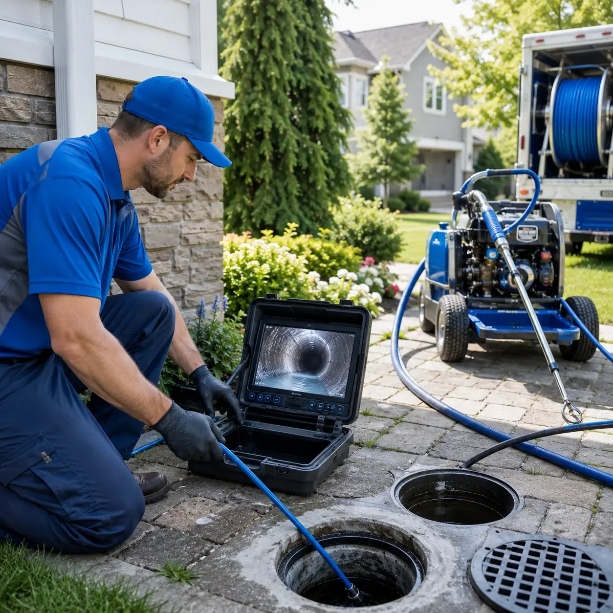Outdoor drain cleaning professionals serving Arrowsmith, IL
